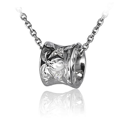 925 Silver Hawaiian Engraving Pendant