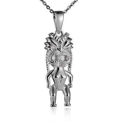 925 Silver Hawaiian Engraving Pendant