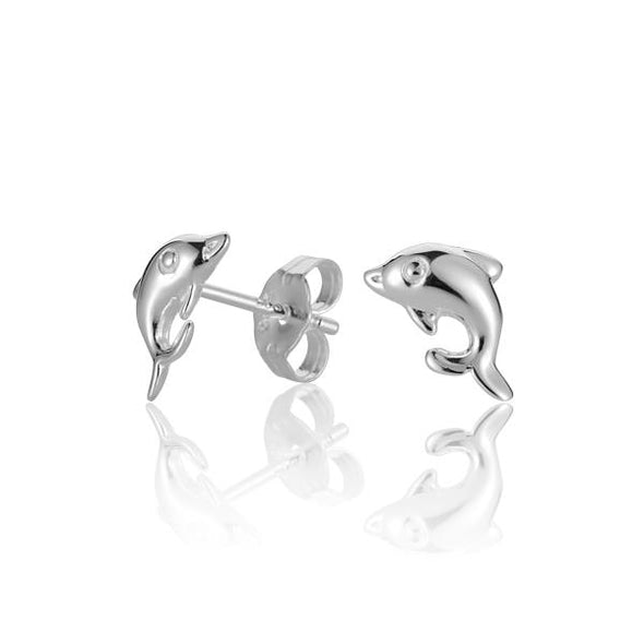 925 Silver Dolphin  Earrings