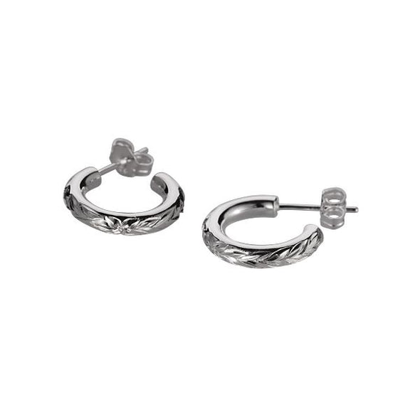 925 Silver Scroll  Earrings