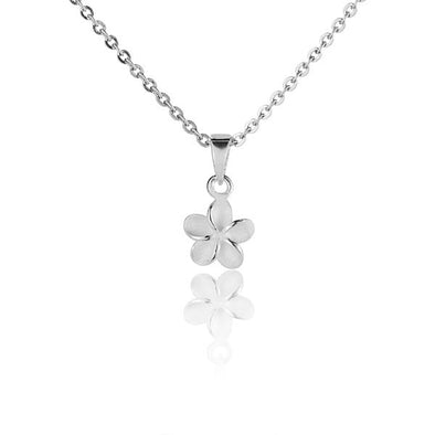 925 Silver Plumeria Pendant