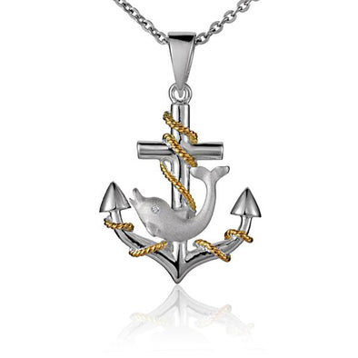 925 Silver Anchor Pendant