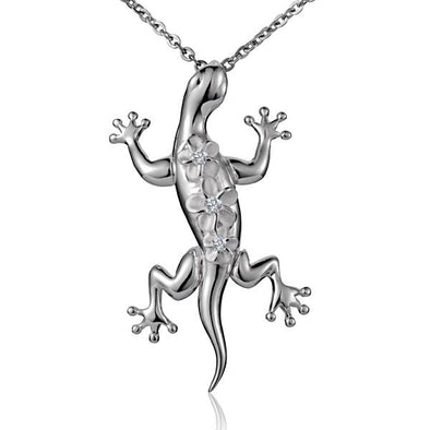 925 Silver Gecko Pendant