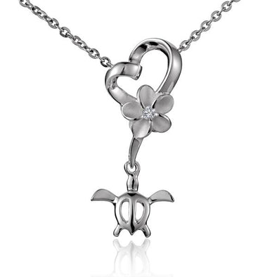 925 Silver Plumeria Pendant