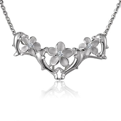 925 Silver Plumeria Pendant