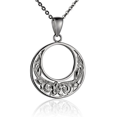 925 Silver Scroll Pendant