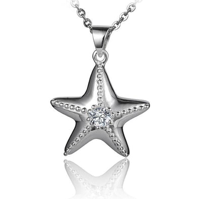 925 Silver Starfish Pendant