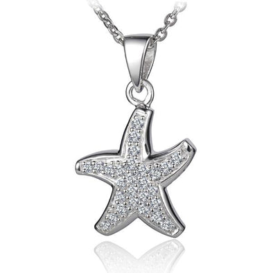 925 Silver Starfish Pendant