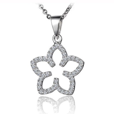 925 Silver Plumeria Pendant