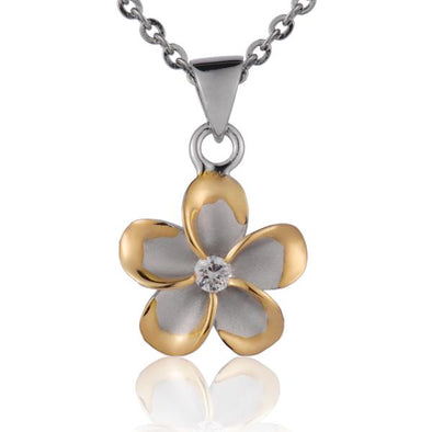 925 Silver Plumeria Pendant