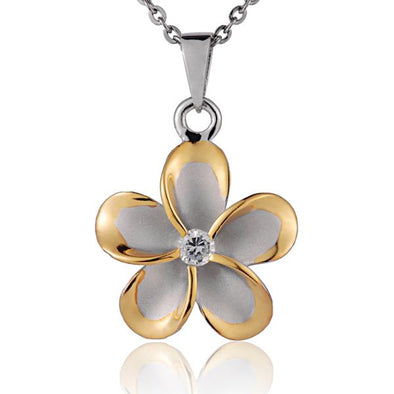 925 Silver Plumeria Pendant