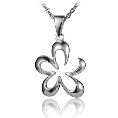 925 Silver Plumeria Pendant