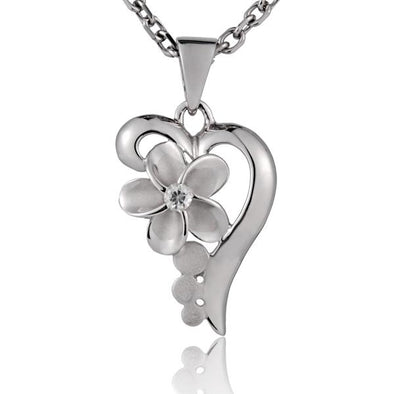 925 Silver Plumeria Pendant